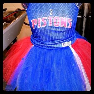 Small Pistons reversible jersey top with tutu